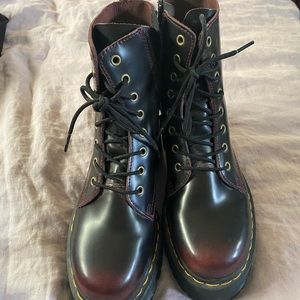 Dr Martens Jadon Arcadia Leather Boots size W9